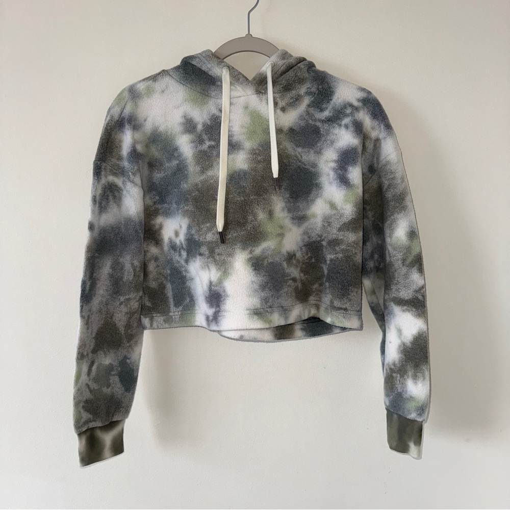 Feat. Comfy Blanketblend Green Tie dye Tapered Sweatshirt Sweatpants Small SET
